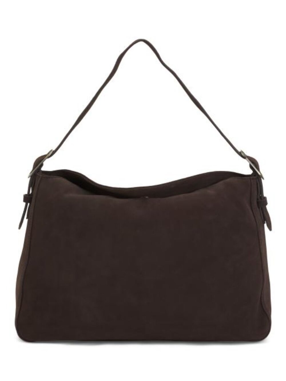 MADE IN INDIA Suede Flap Over Hobo